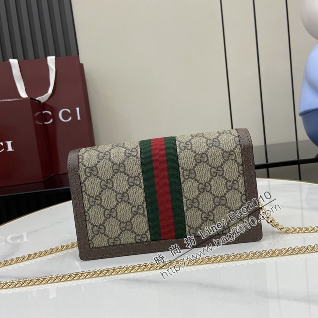 Gucci專櫃古馳最新款Ophidia系列鏈條小挎包 jh2825型號：476079